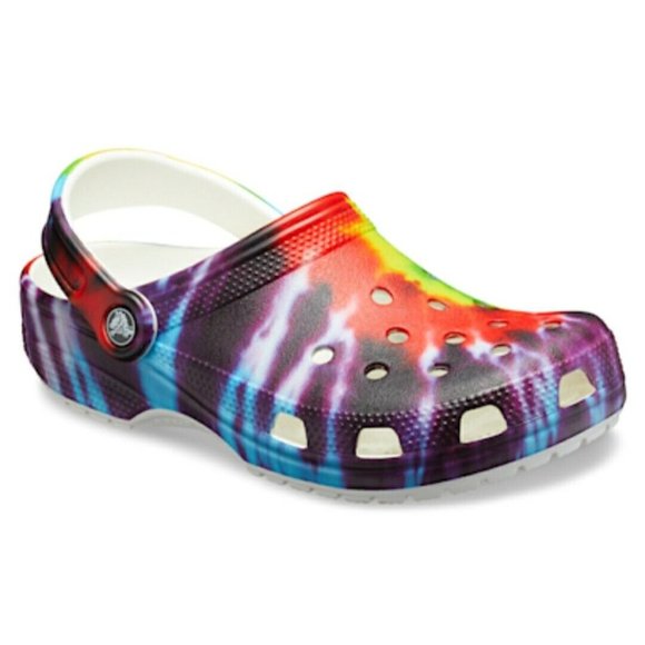 Crocs Classic Tie-Dye Graphic Clog Men's Size 10 in Bag with Tags! - Picture 8 of 10